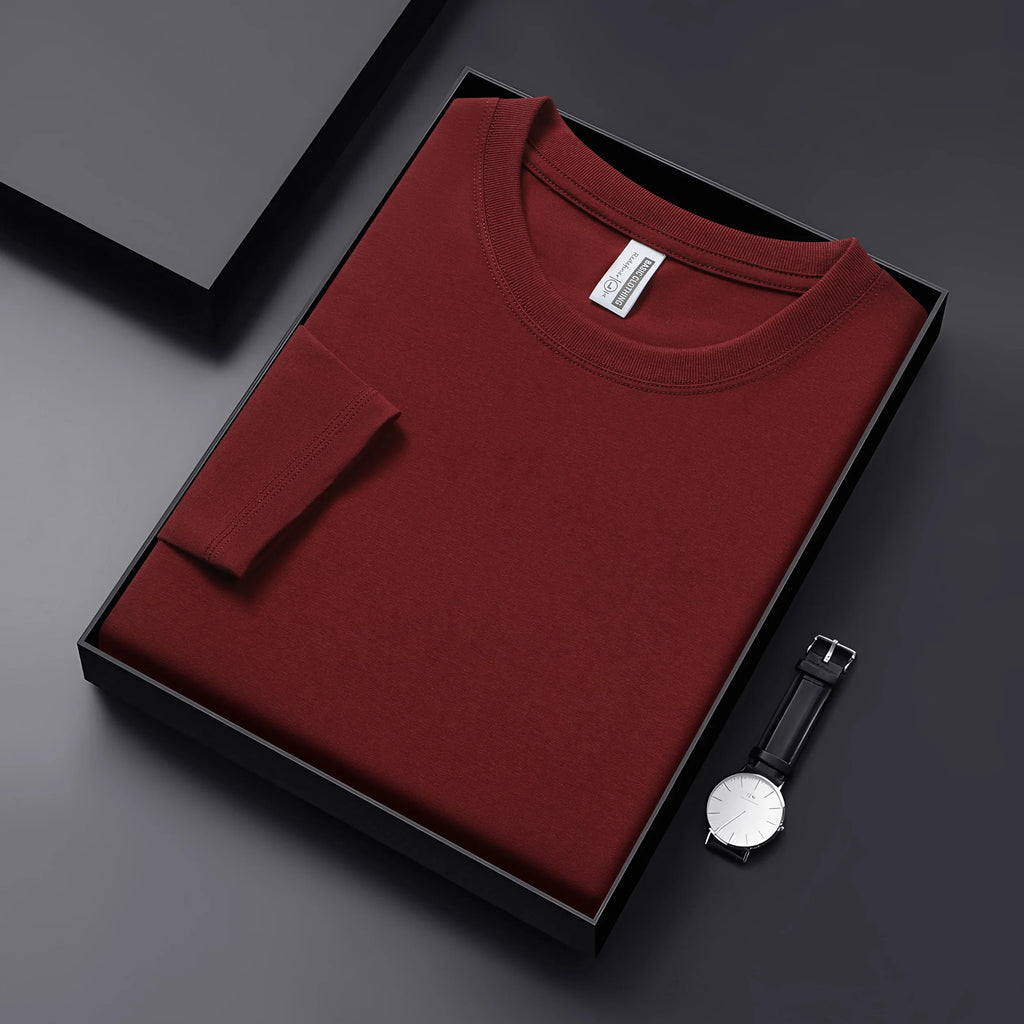 Men’s Cotton Long Sleeve T-Shirt