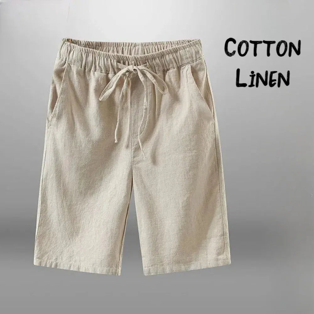 Men’s Cotton Linen Shorts