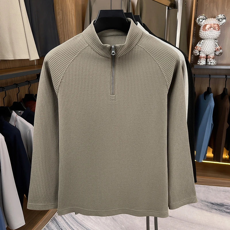 Classic Half-Zip Knit Sweater