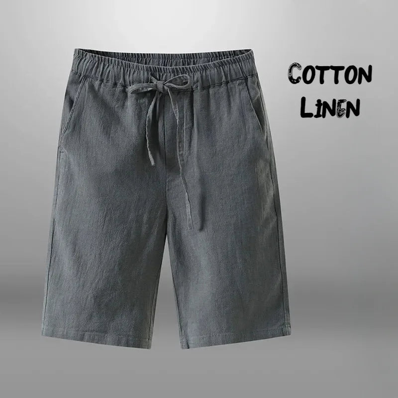 Men’s Cotton Linen Shorts
