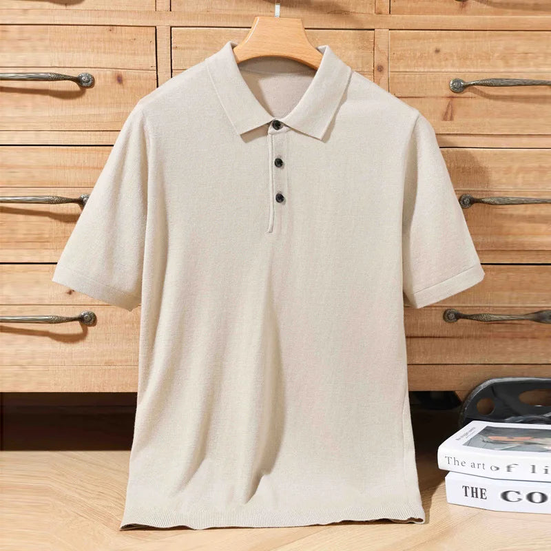 Merino Cashmere Polo Shirt