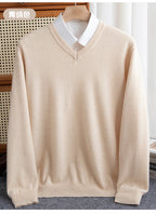 Merino Wool V-Neck Sweater