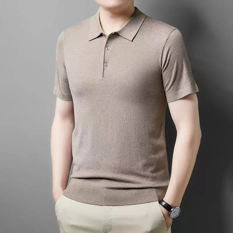 Merino Cashmere Polo Shirt