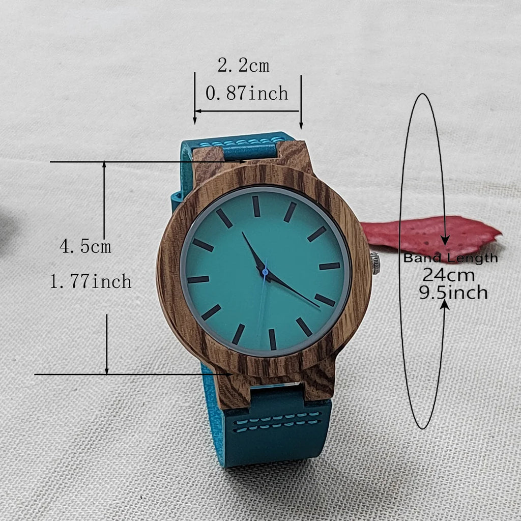 Luxury Unisex Wooden Quartz Watch