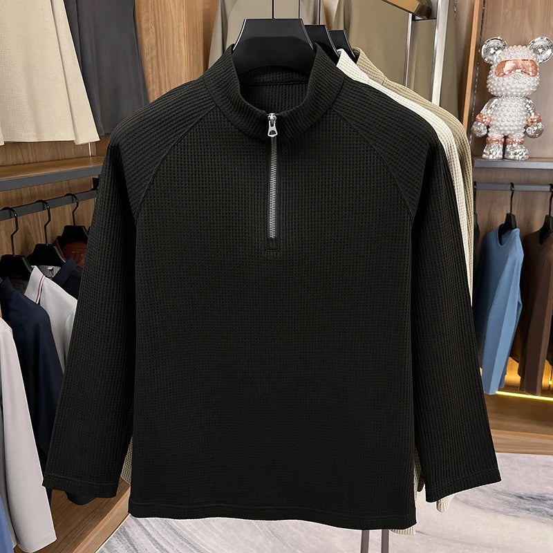 Classic Half-Zip Knit Sweater