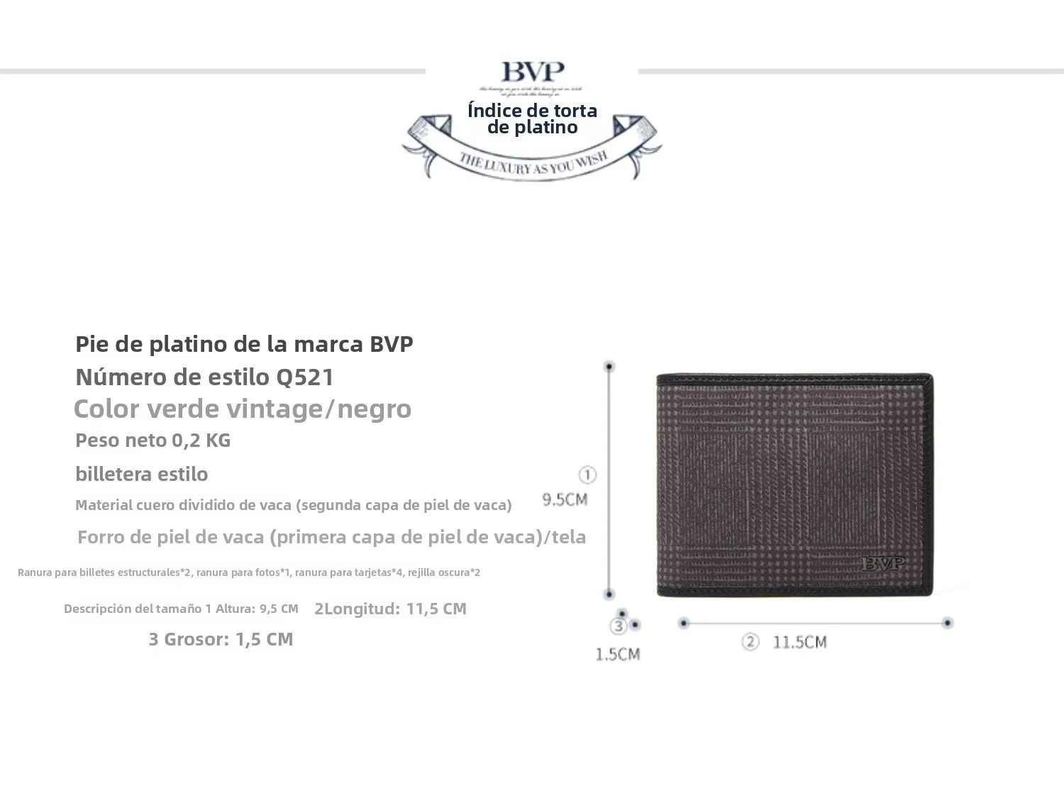 Luxury Men’s Leather Wallet