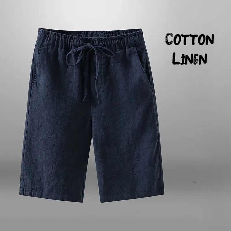 Men’s Cotton Linen Shorts