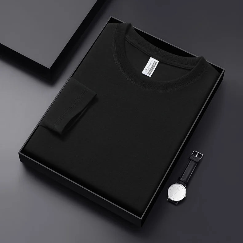 Men’s Cotton Long Sleeve T-Shirt