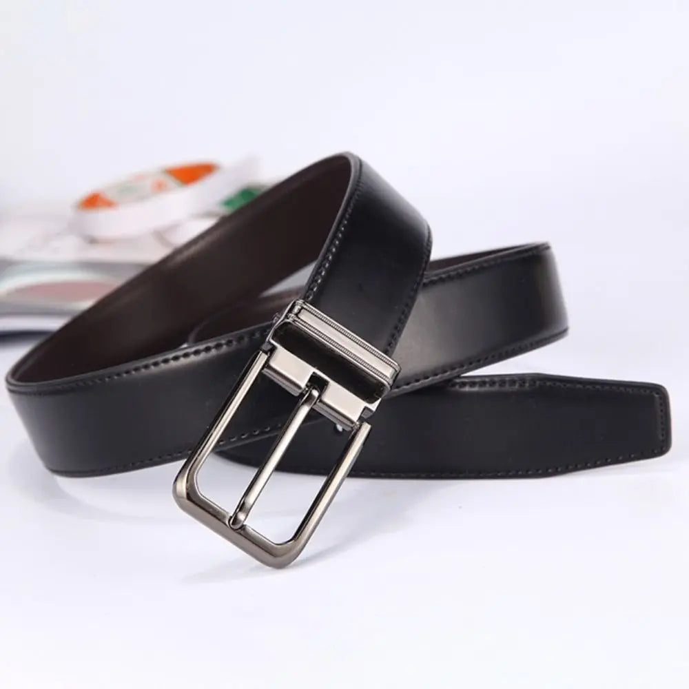 Premium Double-Sided Leather Belt for Men