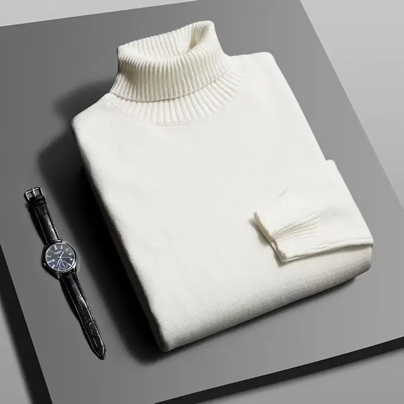 Men’s Premium Knitted Turtleneck Sweater