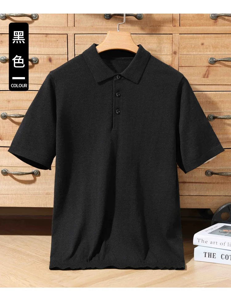 Merino Cashmere Polo Shirt