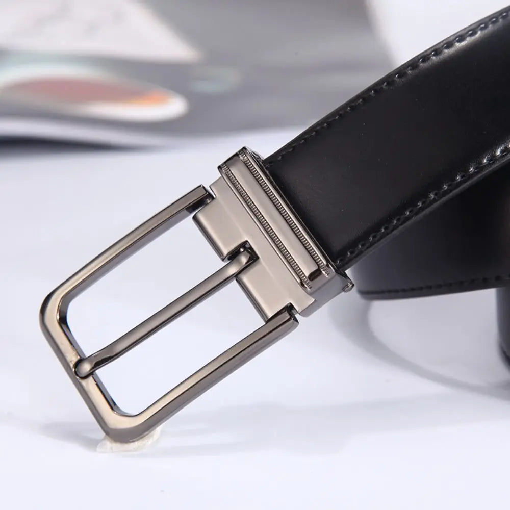 Premium Double-Sided Leather Belt for Men