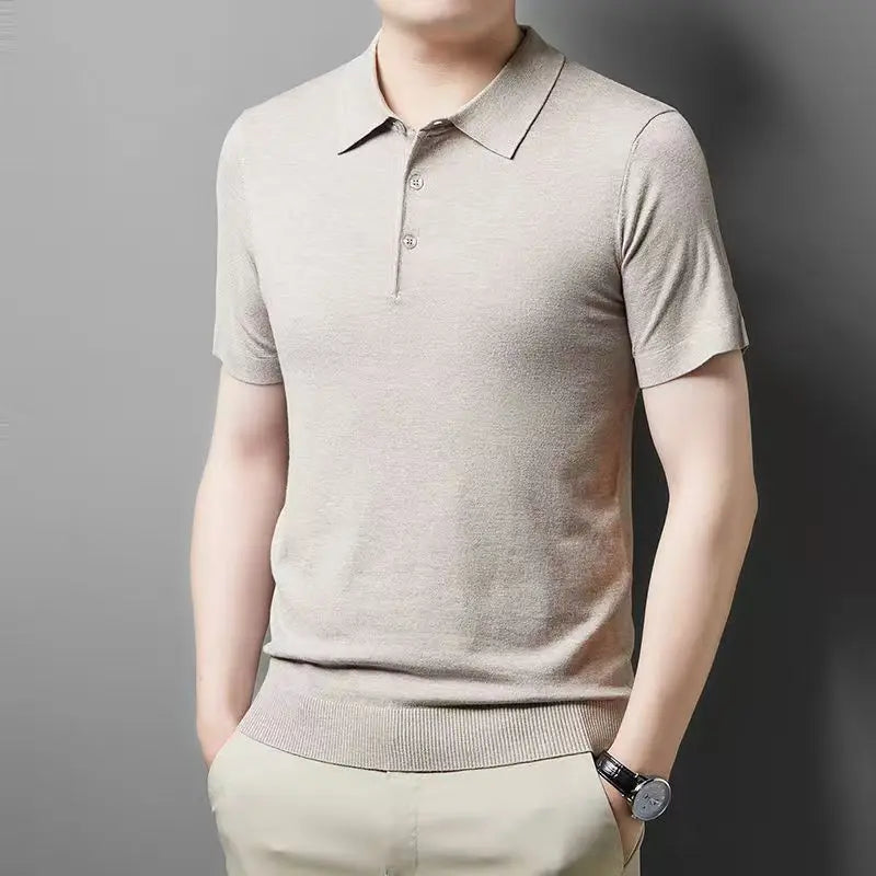 Merino Cashmere Polo Shirt