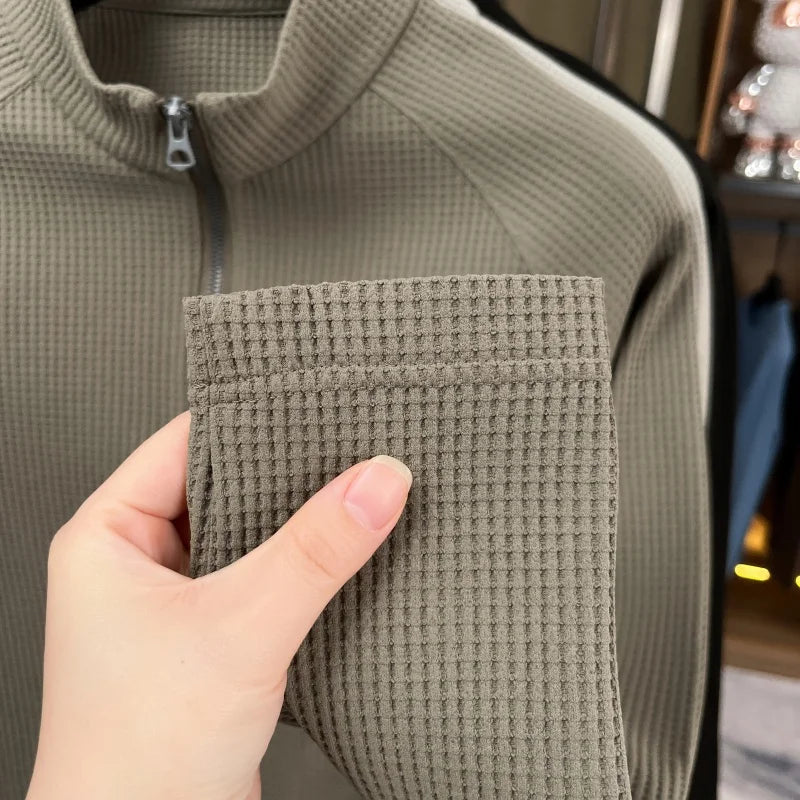 Classic Half-Zip Knit Sweater