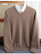 Merino Wool V-Neck Sweater