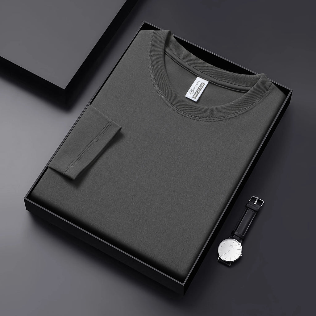 Men’s Cotton Long Sleeve T-Shirt