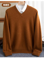 Merino Wool V-Neck Sweater