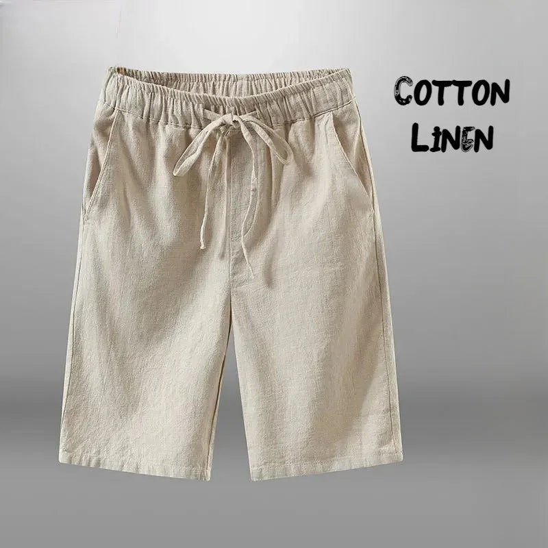 Men’s Cotton Linen Shorts