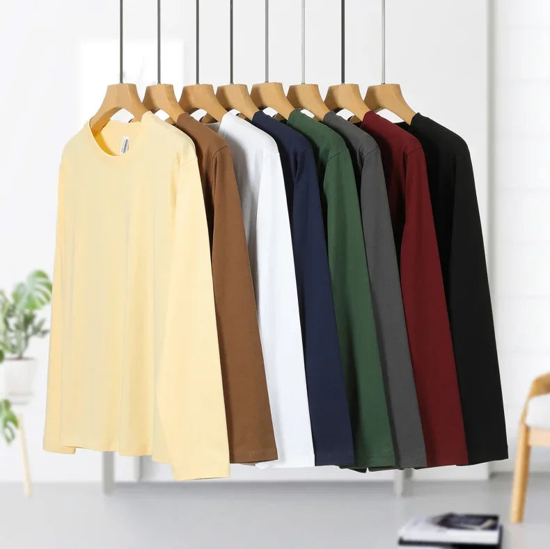 Men’s Cotton Long Sleeve T-Shirt