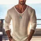 Men’s Long Sleeve Cotton T-Shirt