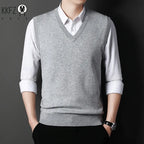 Men’s Knitted V-Neck Sweater Vest