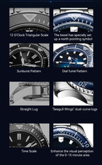 Ocean Series 40mm Automatic Diver’s Watch
