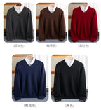 Merino Wool V-Neck Sweater