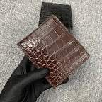 Men’s Full Crocodile Leather Wallet