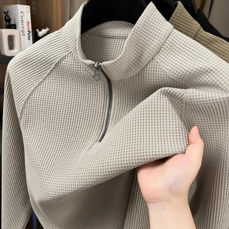 Classic Half-Zip Knit Sweater