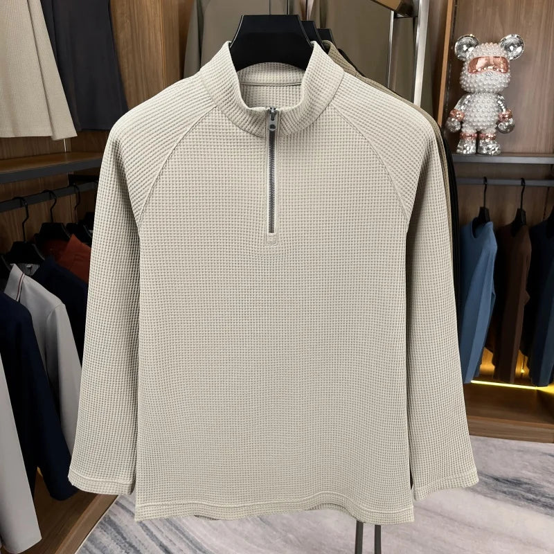 Classic Half-Zip Knit Sweater