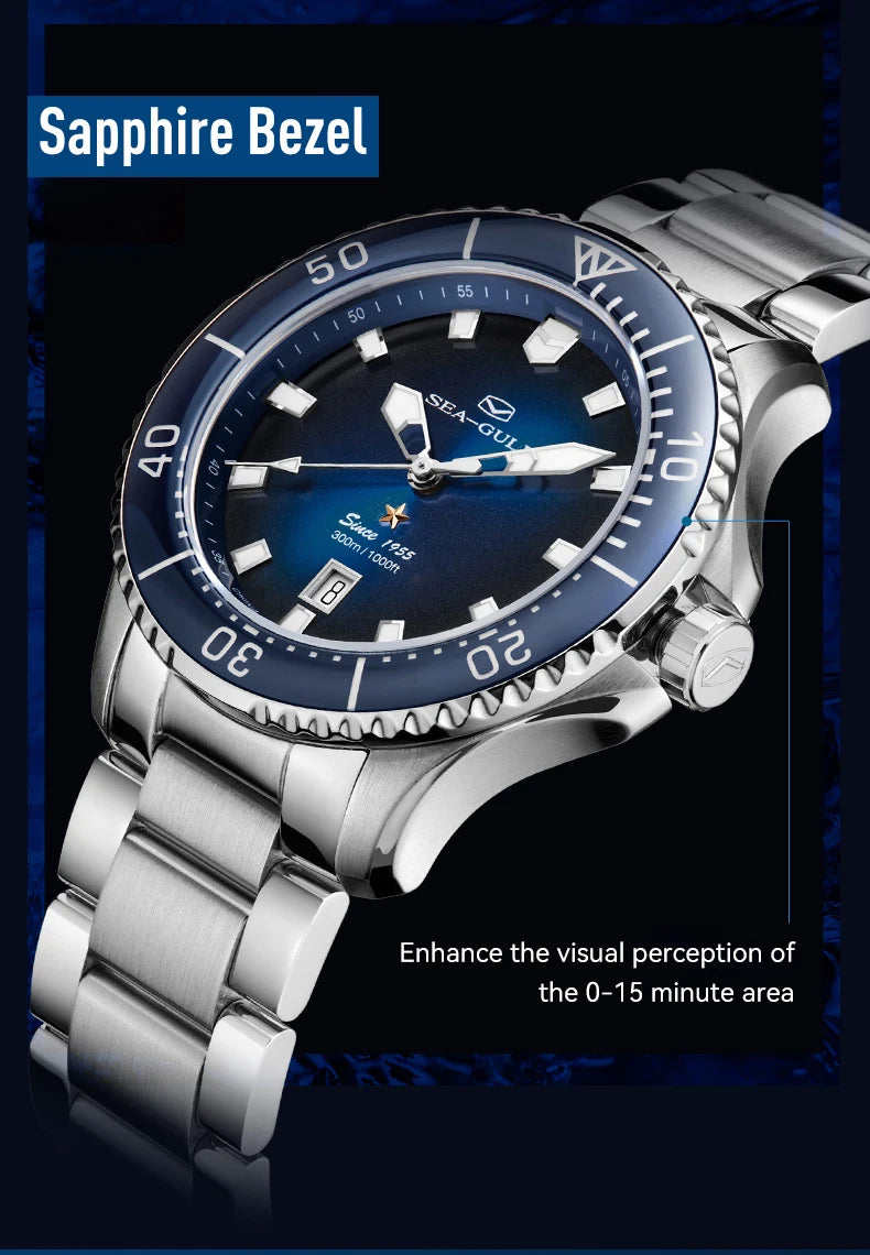 Ocean Series 40mm Automatic Diver’s Watch