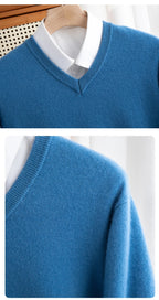 Merino Wool V-Neck Sweater