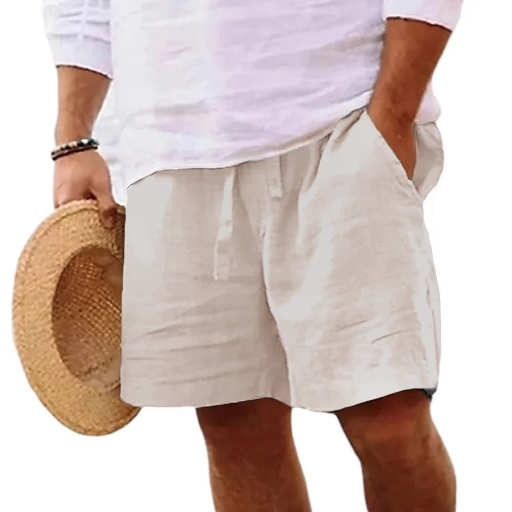 Men’s Cotton Linen Shorts