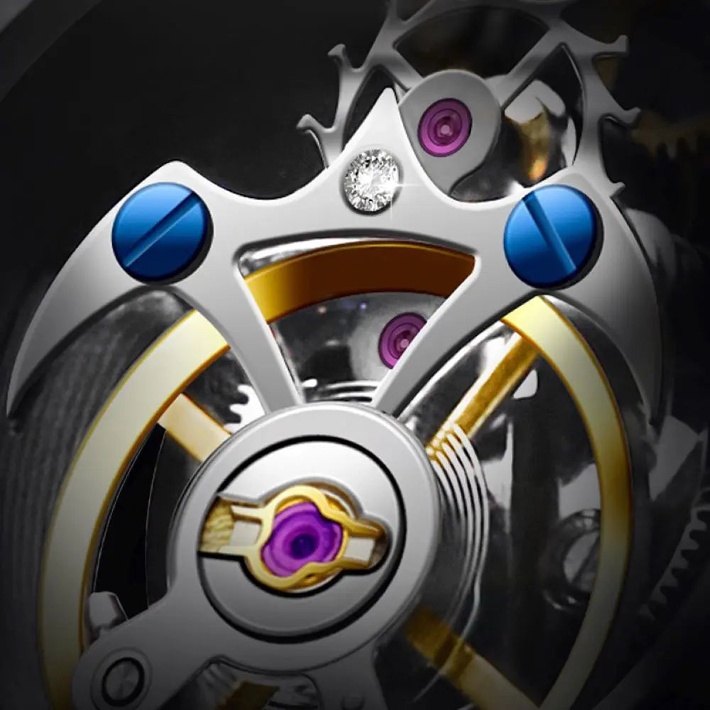 Men’s Flying Tourbillon Skeleton Watch