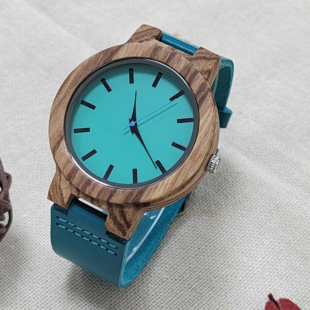 Luxury Unisex Wooden Quartz Watch